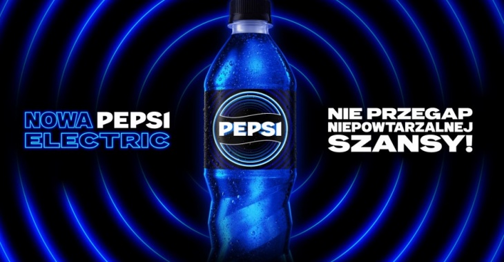 Złap ją, zanim zniknie i odkryj Pepsi Electric Blue. Limitowana nowość już w sprzedaży