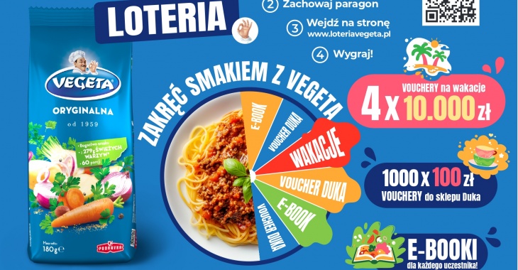 Nagroda dla każdego! Loteria „Zakręć smakiem z VEGETA” wystartowała