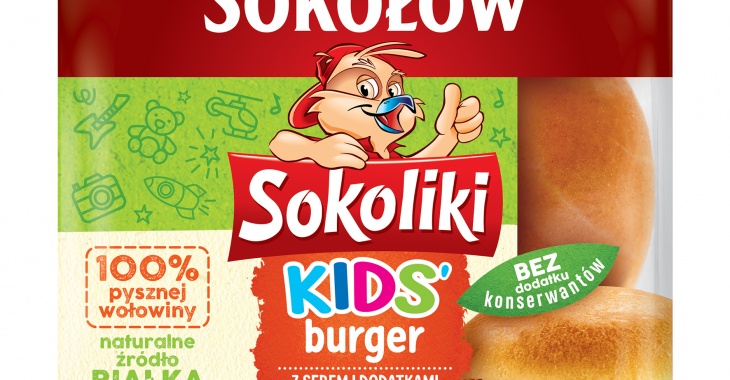 KIDS burger dla małych smakoszy. NOWOŚĆ w linii Sokoliki 