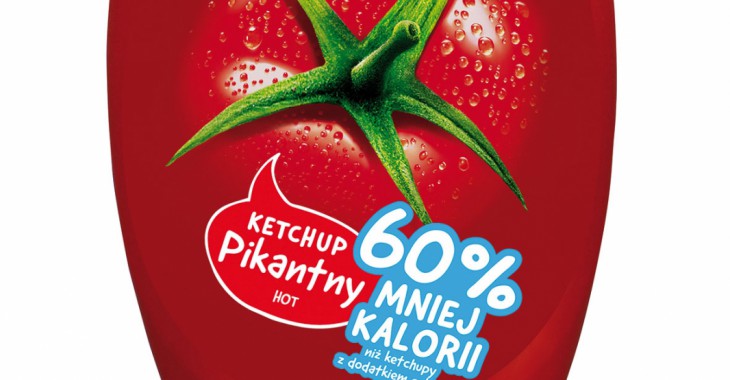 60% mniej kalorii Pikantny – nowość wśród ketchupów Kotlin