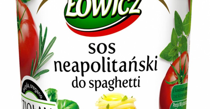 Łowicz poszerza ofertę sosów o sos neapolitański z ziołami włoskimi