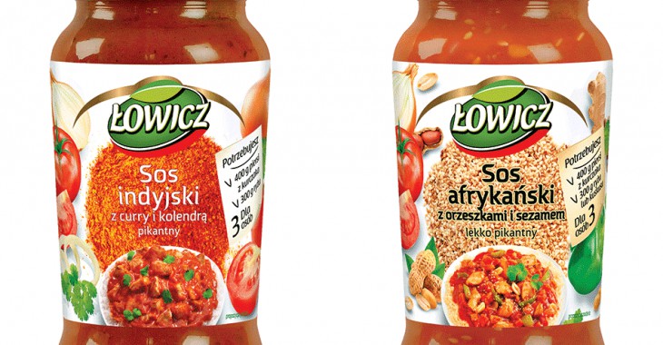 Dwa nowe sosy od Łowicza: indyjski i afrykański