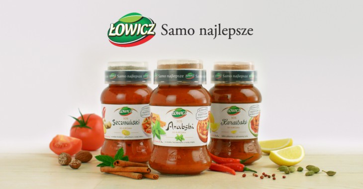 Nowe sosy egzotyczne w kampanii marki Łowicz