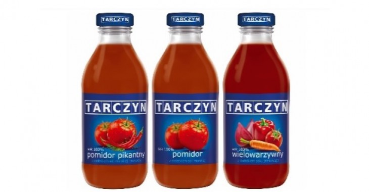 Trzy pomidorowo-warzywne soki Tarczyn – nowa propozycja marki 