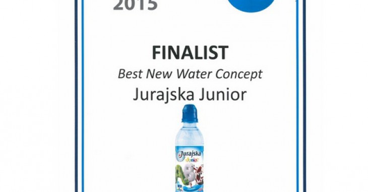 Naturalna Woda Mineralna Jurajska Junior wyróżniona na forum międzynarodowym