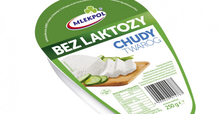 Twarogi bez laktozy - nowa linia produktów SM Mlekpol