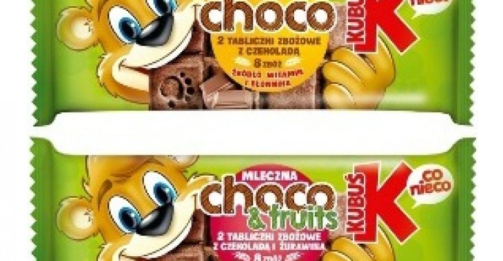 Tabliczki czekoladowe Choco - nowość od Kubusia