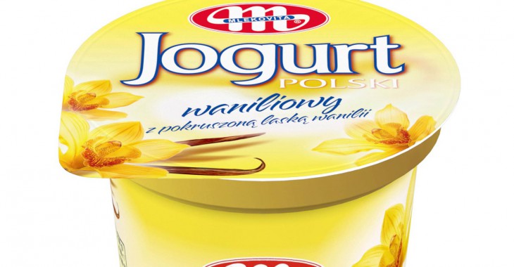 Jogurt z pokruszoną laską wanilii – nowość od Mlekovity