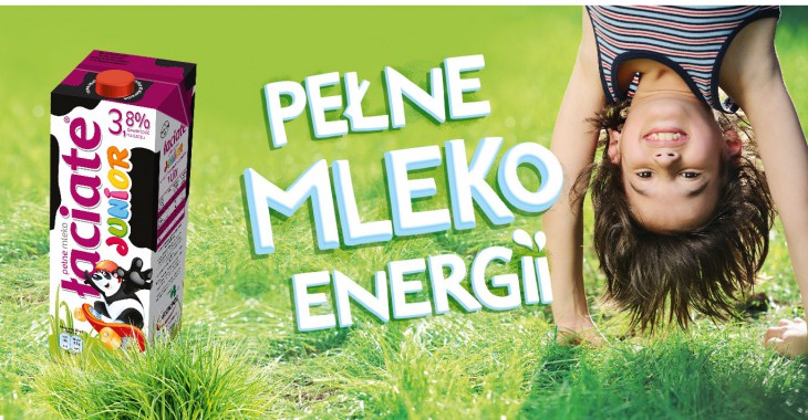 Mleko pełne energii. Ruszyła kampania reklamowa mleka Łaciate Junior od SM MLEKPOL