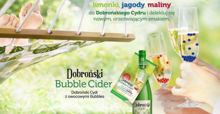 Dobroński Bubble Cider – innowacyjny pomysł na cydr spółki Jantoń 