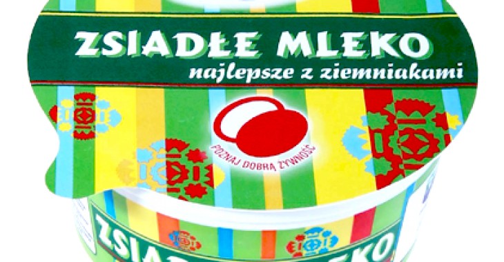 Zsiadłe mleko od OSM Krasnystaw ze znakiem jakości Poznaj Dobą Żywność