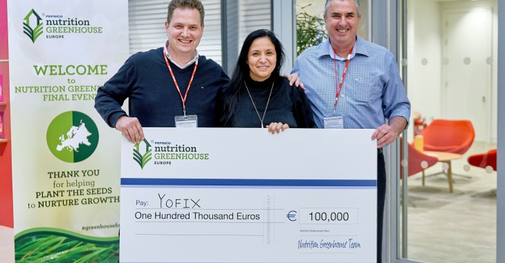 100 000 euro dla Yofix w europejskiej edycji programu Nutrition Greenhouse Firmy Pepsico
