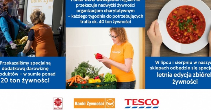 Tesco wspiera potrzebujących w czasie epidemii koronawirusa