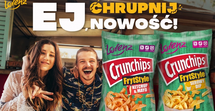 Crunchips FrytStyle – pierwsze chipsy w kształcie frytek!