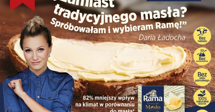 Rama Używaj jak M@sło 100% naturalna, 100% roślinna i 100% funkcjonalna – rewolucyjna alternatywa dla masła