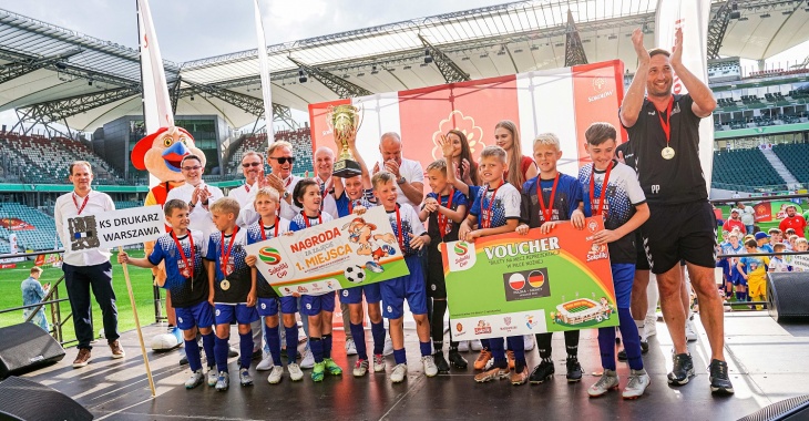 Finał II edycji Sokoliki Cup rozegrany Sokołów wspólnie z Łukaszem Fabiańskim promuje sport wśród najmłodszych
