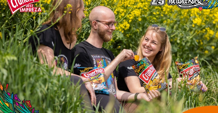 W imprezowym stylu i odpowiedzialnie – Crunchips po raz trzeci gra z Pol’and’Rock Festival